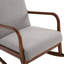 Fauteuil à bascule rembourré