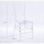 Chaise de soudage, chaise de salle à manger, ensemble de 4, siège en plastique