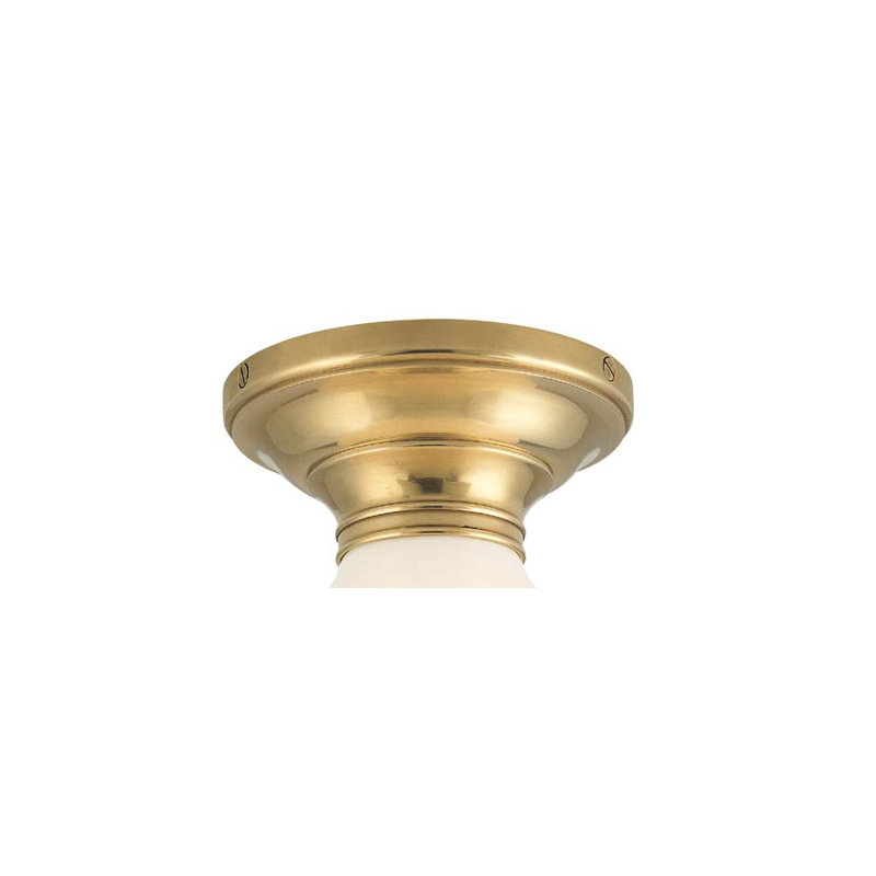 Randolph 1 - Light Flush Mount, Aged Brass