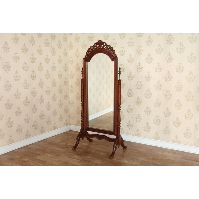 Solid Wood Flat Floor Mirror