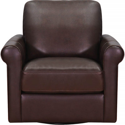 Chaise pivotante en cuir Mayoworth