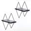 Tablette flottante en métal 2 pièces Dawnda-777363291