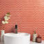 Carreau de mosaïque de plancher et de mur 1 po hexagonal Bliss-40614423