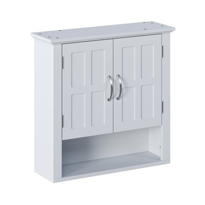 Bathroom Wall Storage Cabinet, Multi -functional Wall Mounted Cabinet with Adjustable Shelves, Medicine Cabinet for Laundry Room & Kitchen & Living Ro
