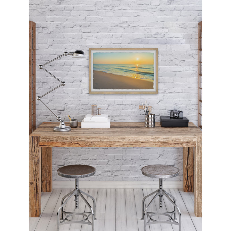 «The Ocean Called», reproduction encadrée, H 8 po x l 12 po x P 1,5 po