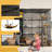 Tucker Murphy Pet™ Large Cat Cage With Storage Cube DIY Indoor Catio Cat Enclosures Metal Cat Playpen With Large Hammock