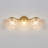  24-in 3 -light Matte Gold Modern Vanity Light