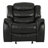 Classic Design Recliner, Spacious And Comfortable Glider For Elegant Lounging With Black Berry Upholstery, Recliner