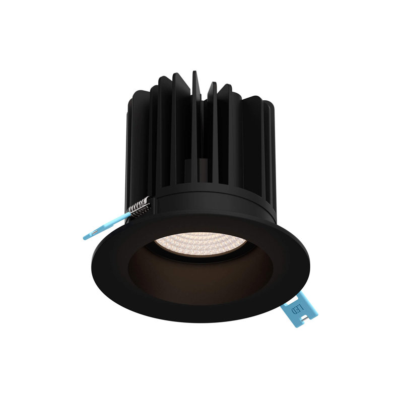 Ensemble d'éclairage encastré 4 po RGR, Noir, noir, noir, noir
