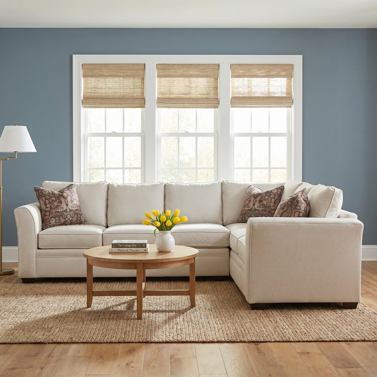 Bridgeport Sectional, Java, Pearl Stripe; 0206-85