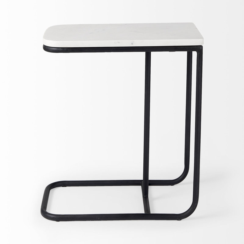 Oskar Marble Top End Table