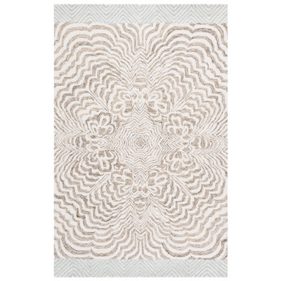 Tapis d'intérieur en laine touffeté à la main Pine