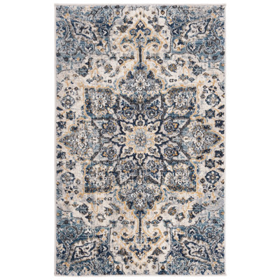 Carmel Performance Damask Rug
