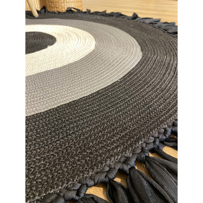 Tapis rond rond Olalla, Rond 3 pi 3 po