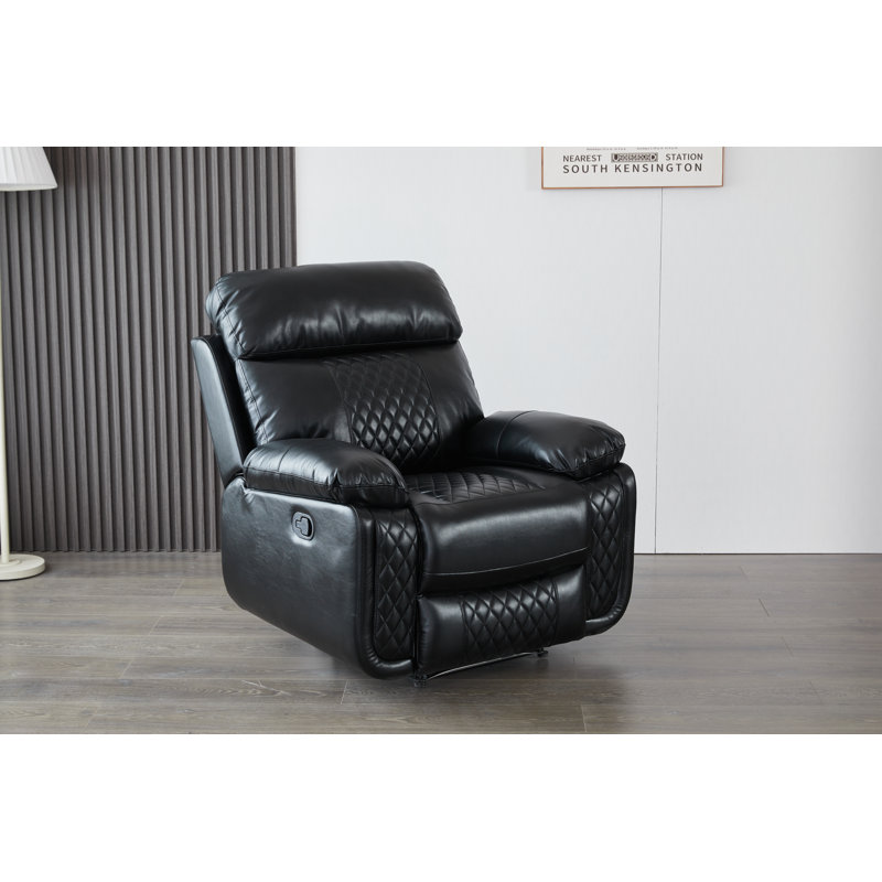 Fauteuil club Bernartice, Noir