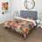 Tropical Sunset Botanical Pattern I Floral Duvet Cover-1566744602