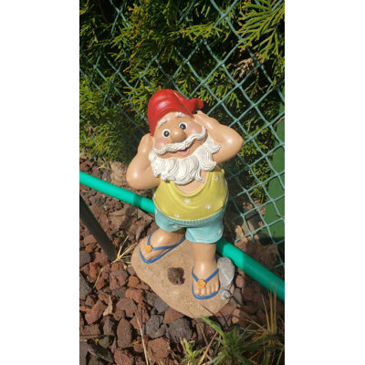 Statue de gnome en bascule Daston