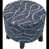 Gray/White Abstract Polyester