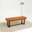 Genuine Leather Upholstered Bench