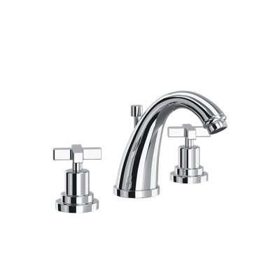 Lombardia Widespread Lavatory Faucet With C-Spout