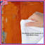 Édredon texturé abstrait orange-123992214