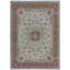 Wool Oriental Area Rug in Rust/Cream