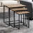 Dorrell 3-Piece Stackable Nesting Side Tables For Living Room End Sofa Side Table