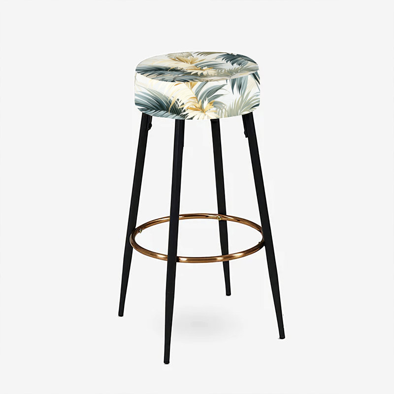 Ensemble de 2 tabourets de bar style tropical Whispering Palms