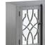 Armoire console au fini gris antique