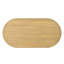 Fluted Oval Lift Top Coffee Table Extendable Lower Shelf Living Room Center Table-1377907391
