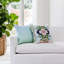 Nantucket Bloom 22x22 Throw Pillow
