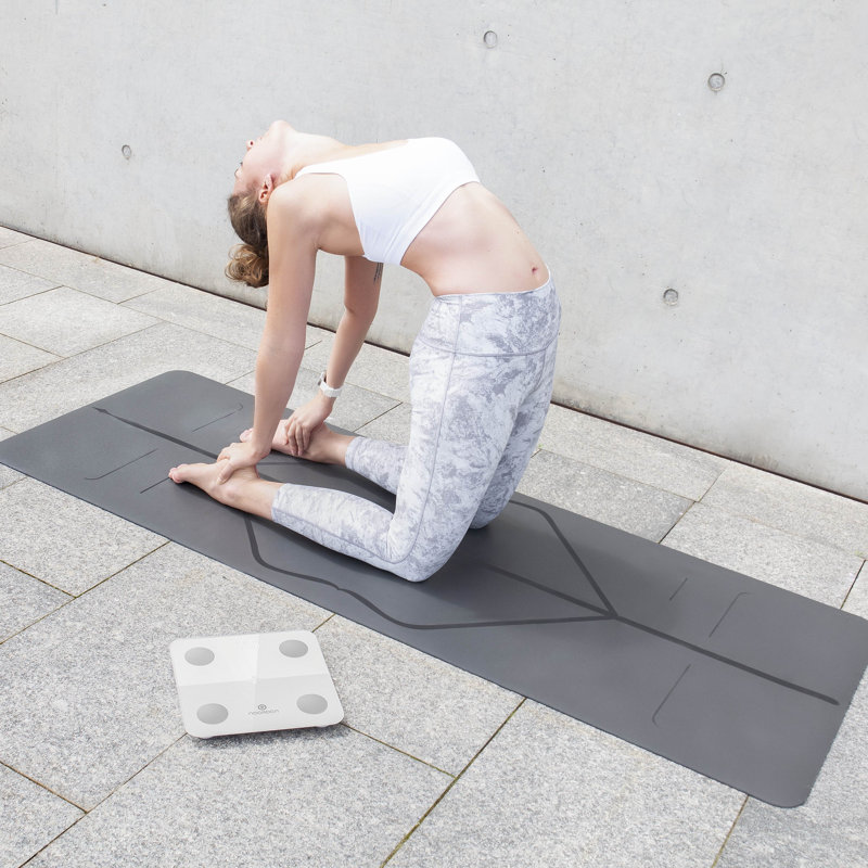 White Tempered Glass Smart Digital Body Analysis Scale