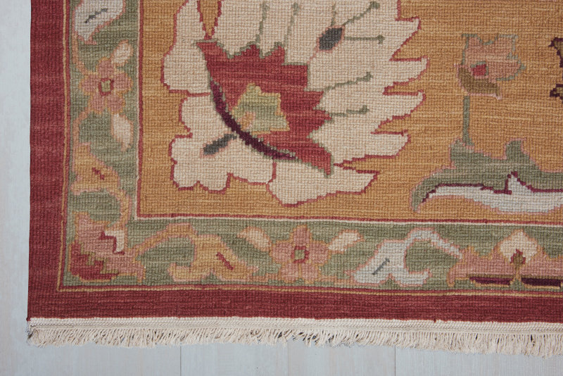 Baar Wool Floral Indoor Rug, Round 8'
