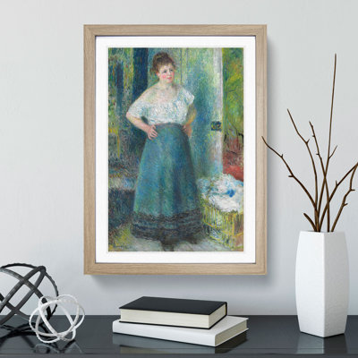 The Laundress by Pierre-Auguste Renoir - Picture Frame Painting