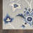 Amond Floral Blue/Grey Indoor/Outdoor Area Rug-1568163583