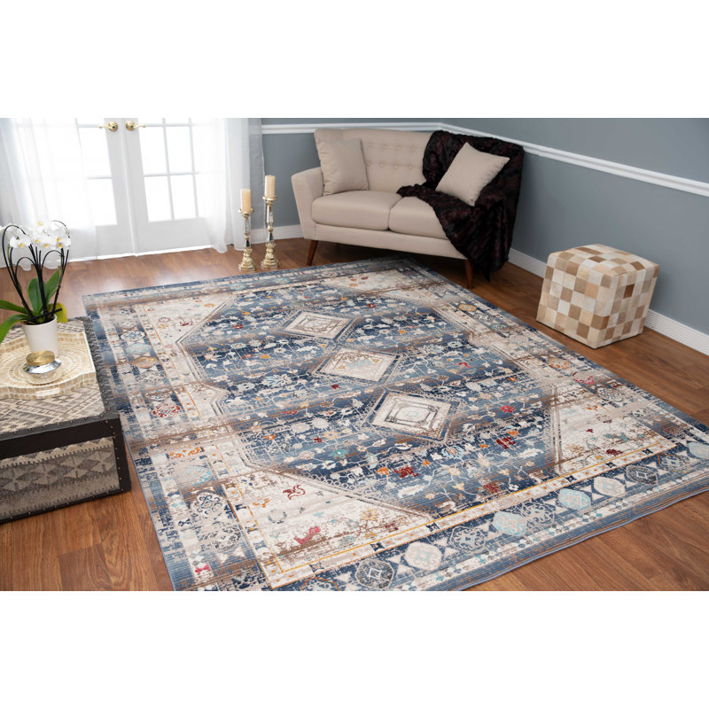Morvant Oriental Indoor Rug, Rectangle 5'3" x 7'10"