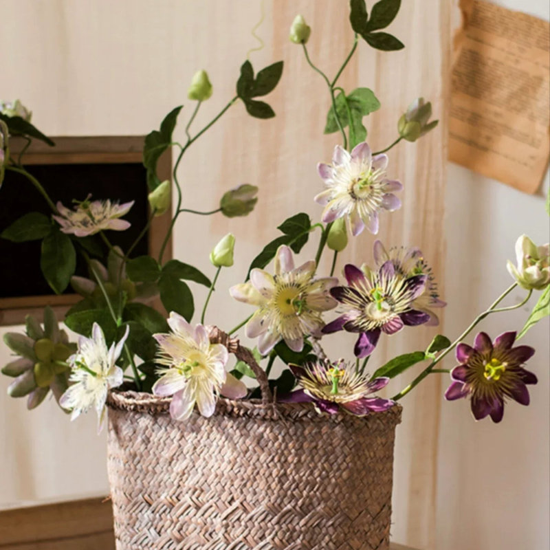 Tige de vigne Wildflower - 33 po, Mauve rosé, Cinq tiges