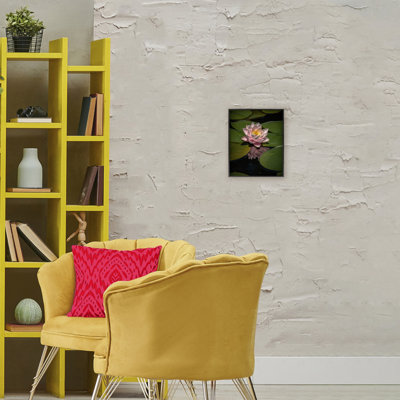 Lotus Among Lily Pads Framed Giclee, design by Phillip Flowers