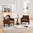 Jabryson 32" W Tufted Faux Leather Armchair-1409802911