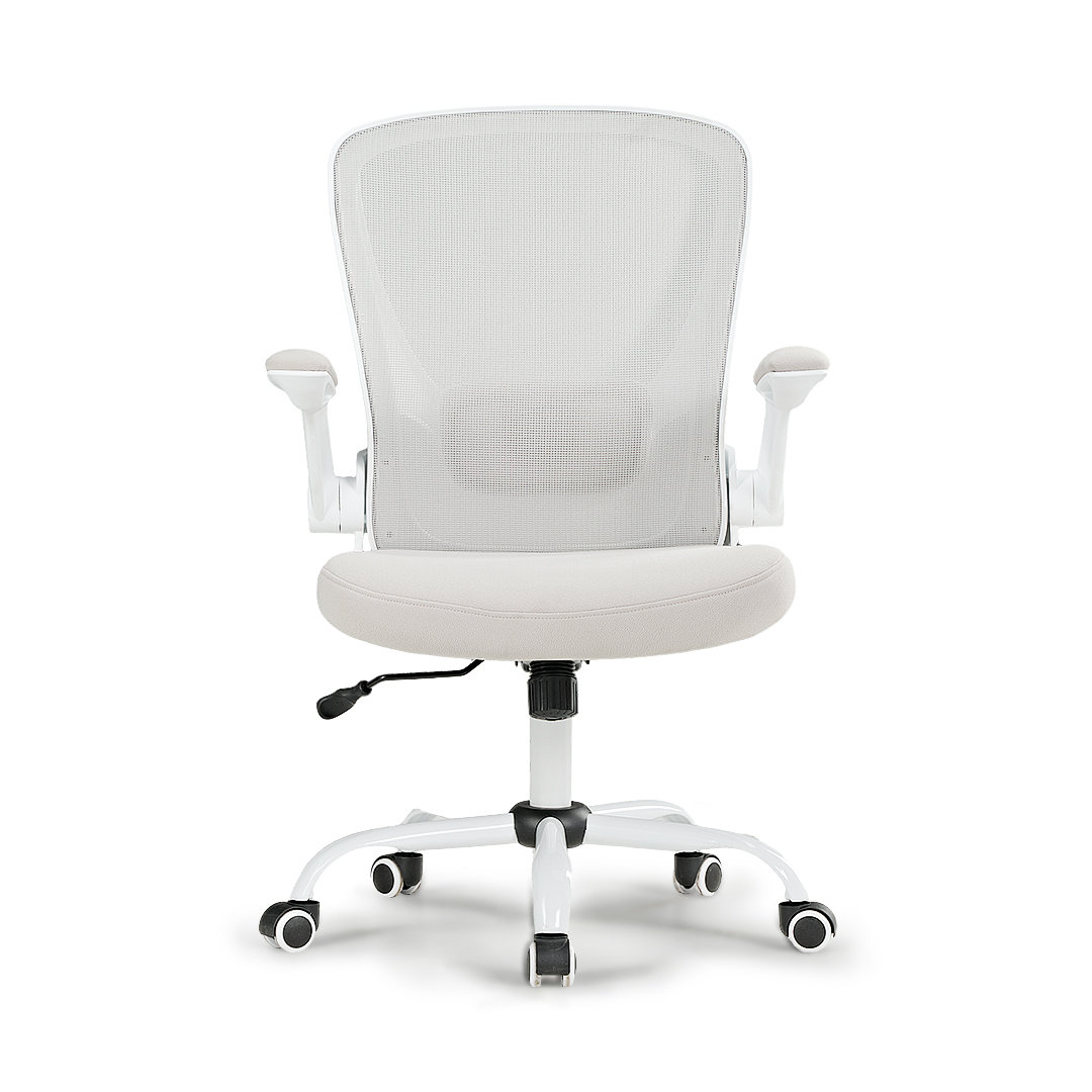 Girdie Mesh Office Task Chair With Flip-Up Arms Ebern Designs Frame 