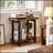 Wood Side Table with open shelf