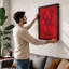 Lobster Study Botanical - Framed Print-430688078-430688076