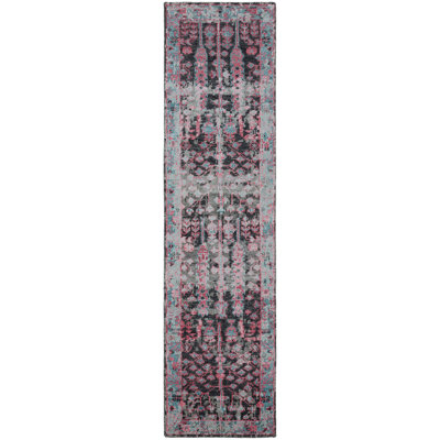 Lukin Hand Knotted Wool Oriental Area Rug