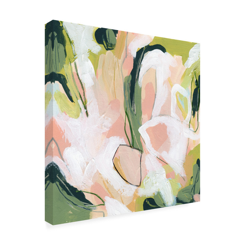 «Snapdragon II» par June Erica Vess - peinture sur toile tendue, H 24 po x l 24 po x P 2 po