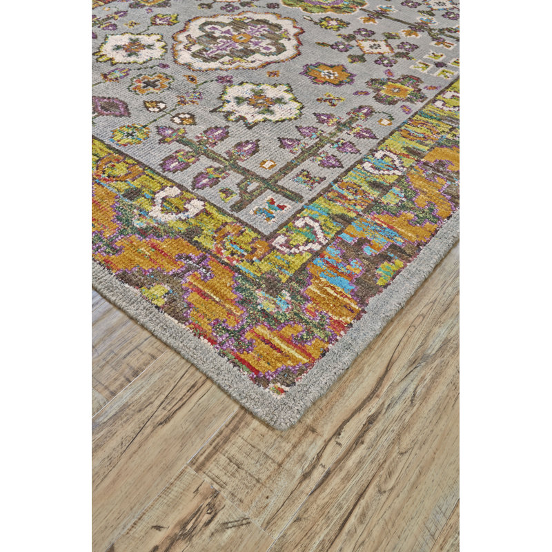 Viscose Oriental Indoor Rug, Rectangle 2' x 3'