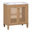 30 Inch Bathroom Vanity With Resin Sink Freestangding Bathroom Vanity Set