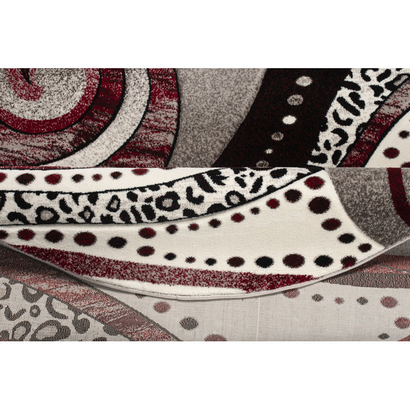 Nekizia Abstract Indoor Rug, Runner 2'8" x 8'1"