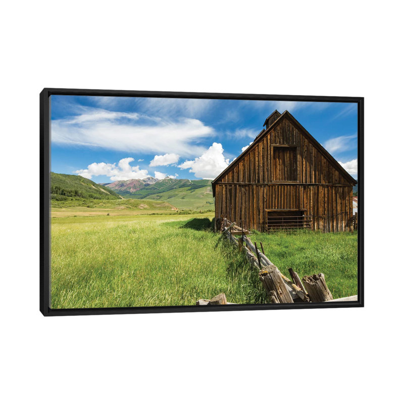 Reproduction de photo sur toile, Toile avec cadre noir, H 32 po x l 48 po x P 1,5 po, Pas de tapis