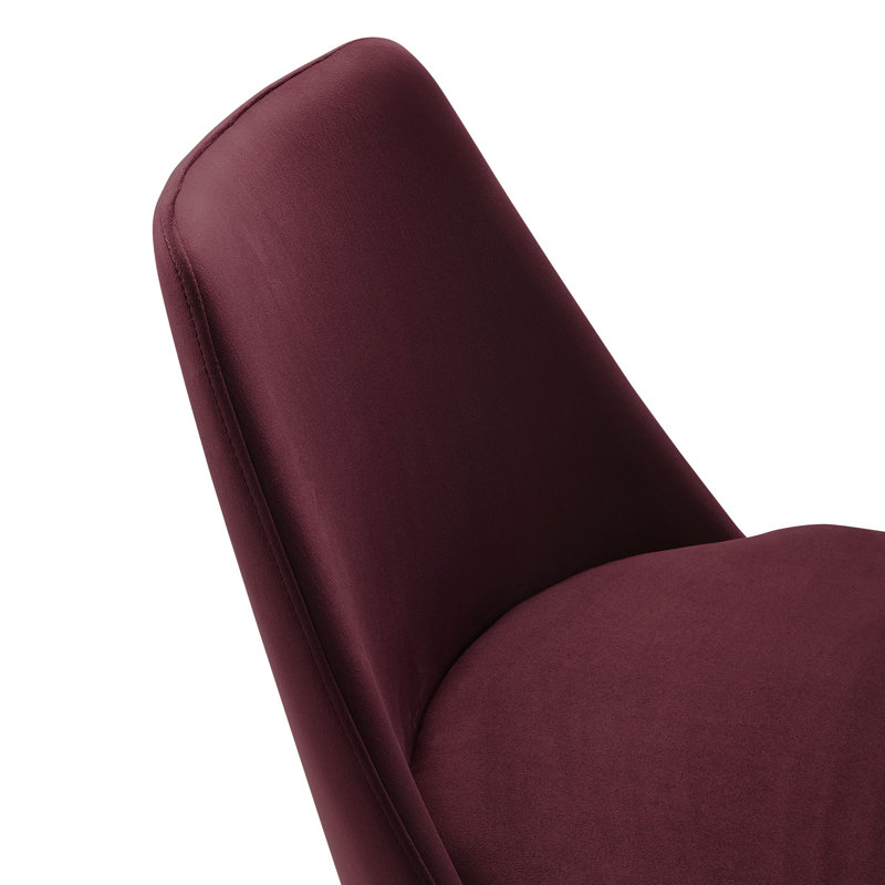 Chaise pivotante rembourrée Lippa, H 76 cm x l 51 cm, H 30 cm x l 20 cm