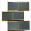 Athena Black 2" x 6" Glass Brick Joint Mosaic Wall & Floor Tile-55594933